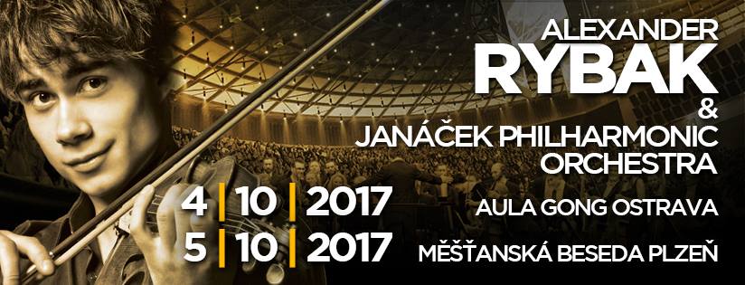 Concerts in the Czech republic with Alexander Rybak & The Janáček Philharmonic Orchestra