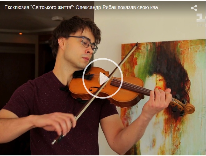 1plus1.ua: Ukranian TV, visiting Alexander Rybak