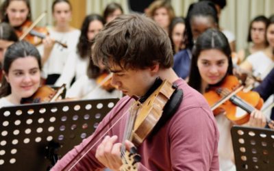 Alexander Rybak gave masterclass at Metropolitana School of Music in Lisbon on May 7th 2018