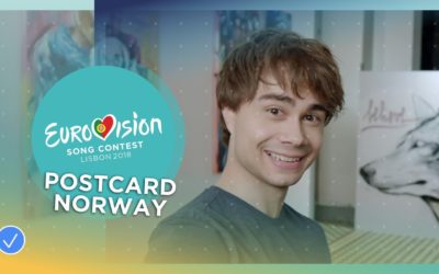 Postcard of Alexander Rybak from Norway – Eurovision 2018