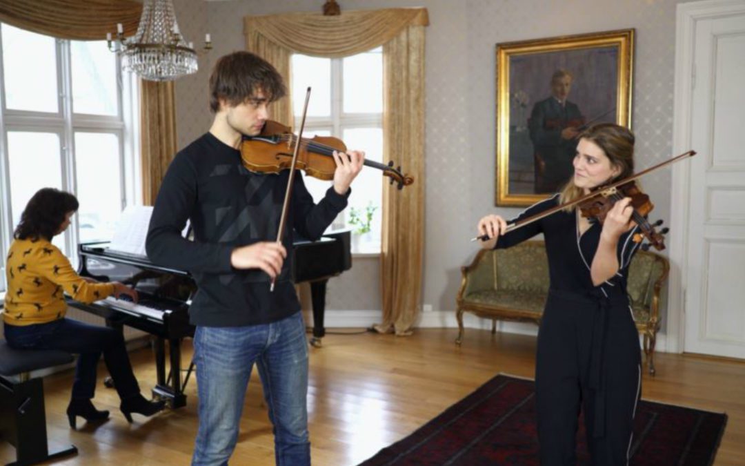 New Video: Alexander Rybak & Ingrid Berg Mehus – “Entracte” for 2 violins