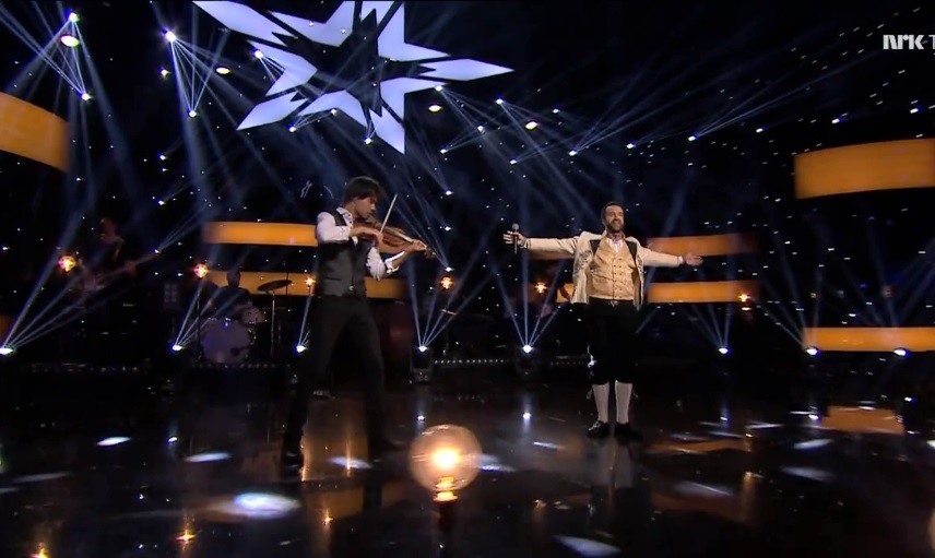 Alexander Rybak as a surprise-guest in “Stjernekamp” on NRK
